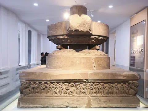 Đài thờ Trà Kiệu: Kiệt tác điêu khắc thời Chăm-pa